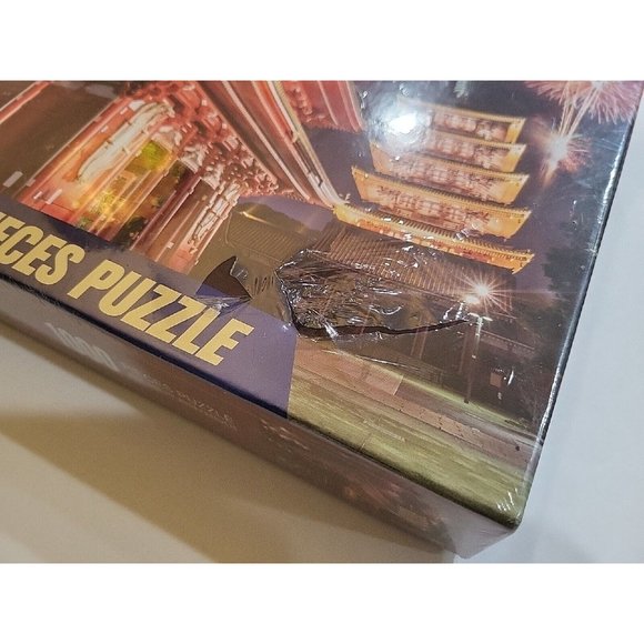 Gracy Captain Sensoji Fireworks 1000 Pieces High Quality Wooden Puzzle Sealed - Picture 4 of 8